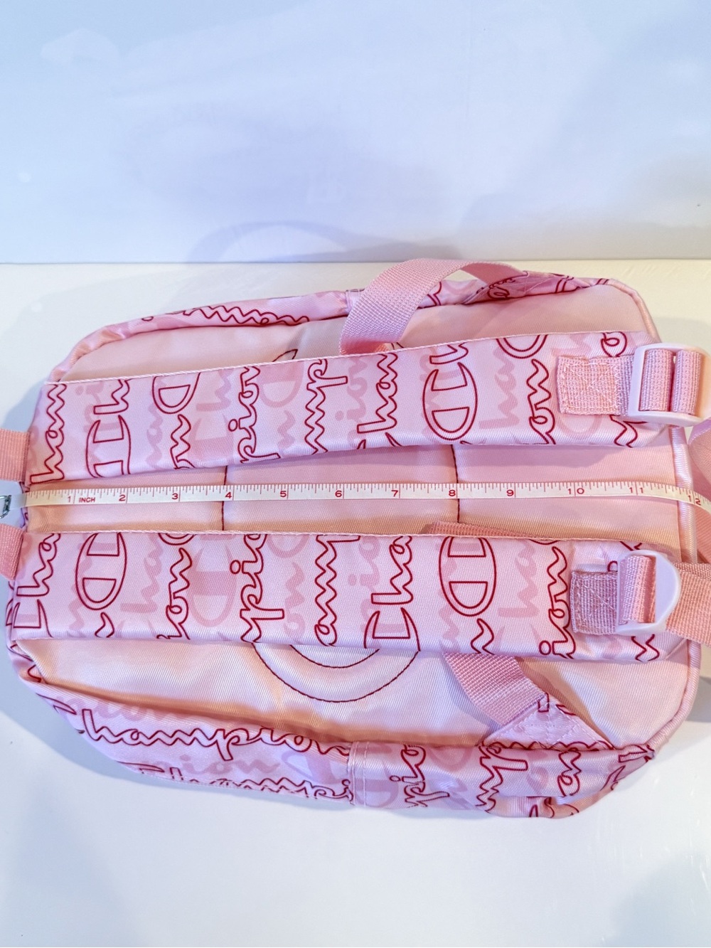 Champion Pink Logo Print Mini Backpack NWT Kids School Travel Bookbag - Picture 8 of 9